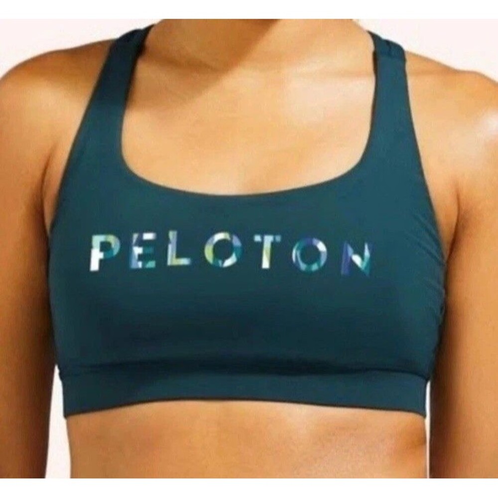 Lululemon X Peloton Energy Sports Bra Dark Green High Support  Size 8